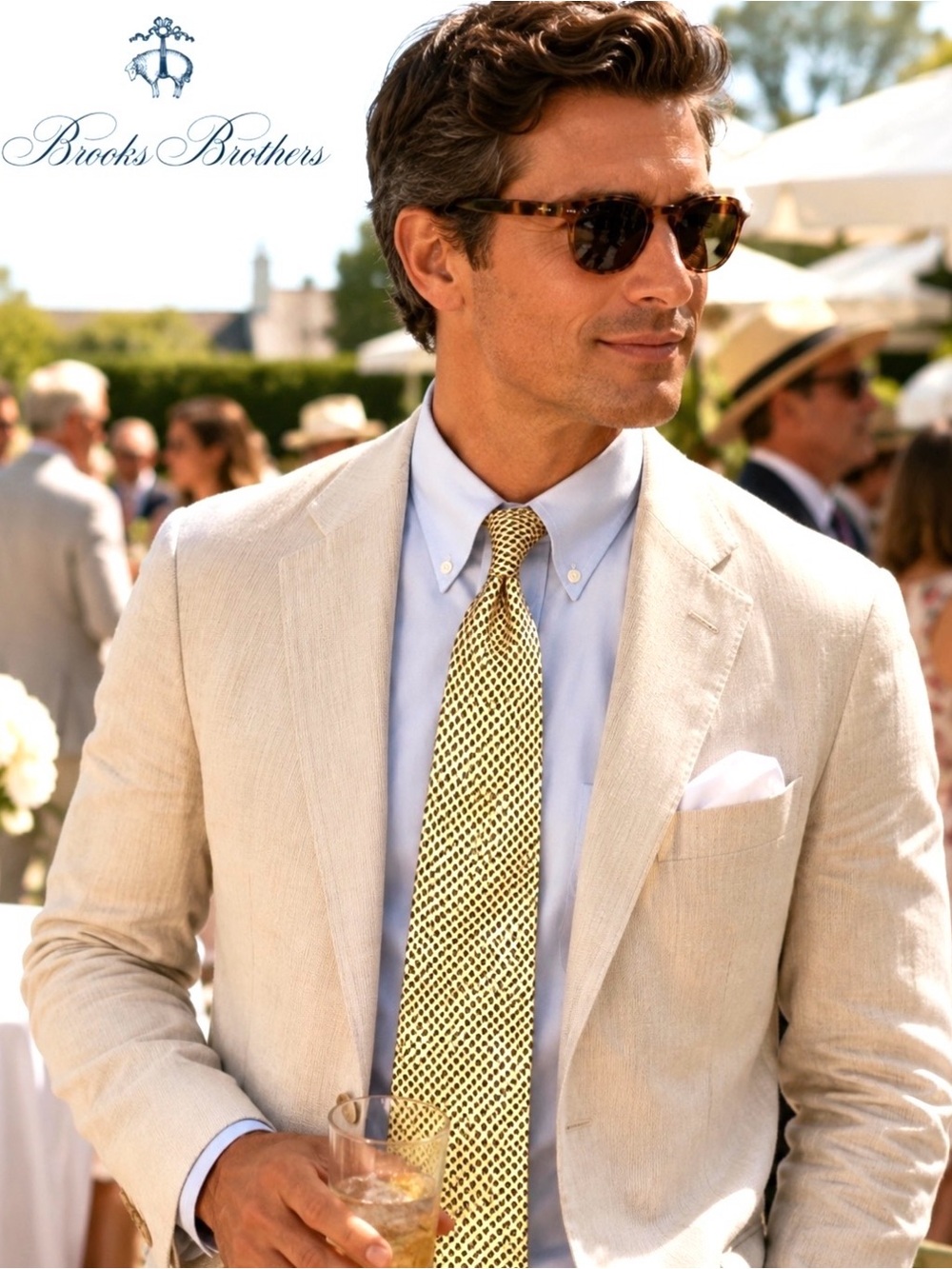 Handsome BROOKS BROTHERS Silk Tie